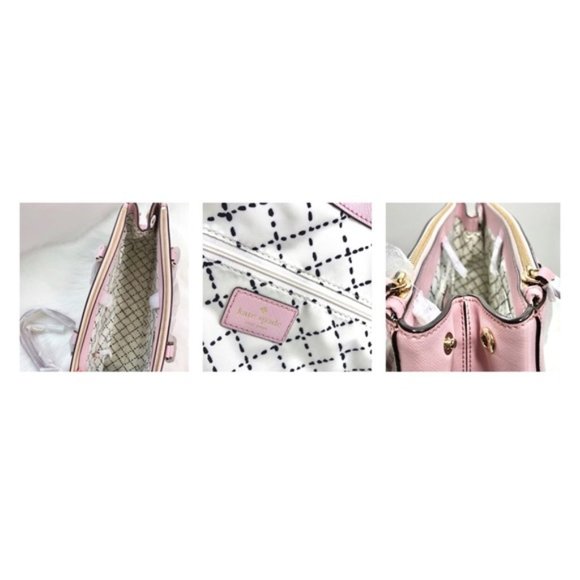 New KATE SPADE Leather Newbury Lane Large Satchel Blush Pink - Picture 5 of 10